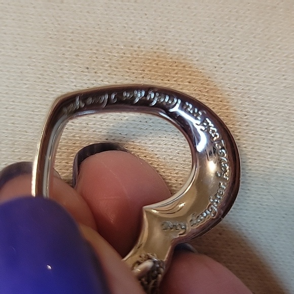 925 Sterling Silver Heart Necklace for Daughter from mom - Picture 3 of 8